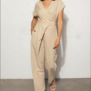 Rujuta Sheth Venus Wrap Jumpsuit - Earth